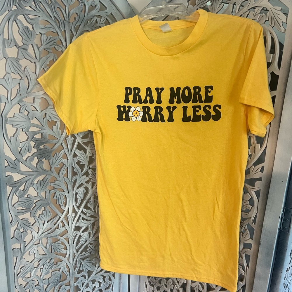 PRAY MORE WORRY LESS T-SHIRT